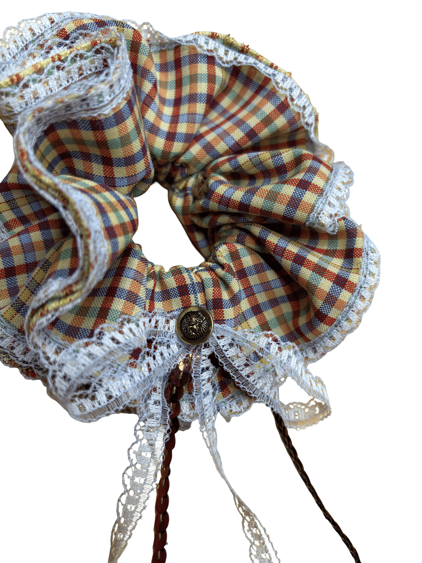 Plaid Scrunchie