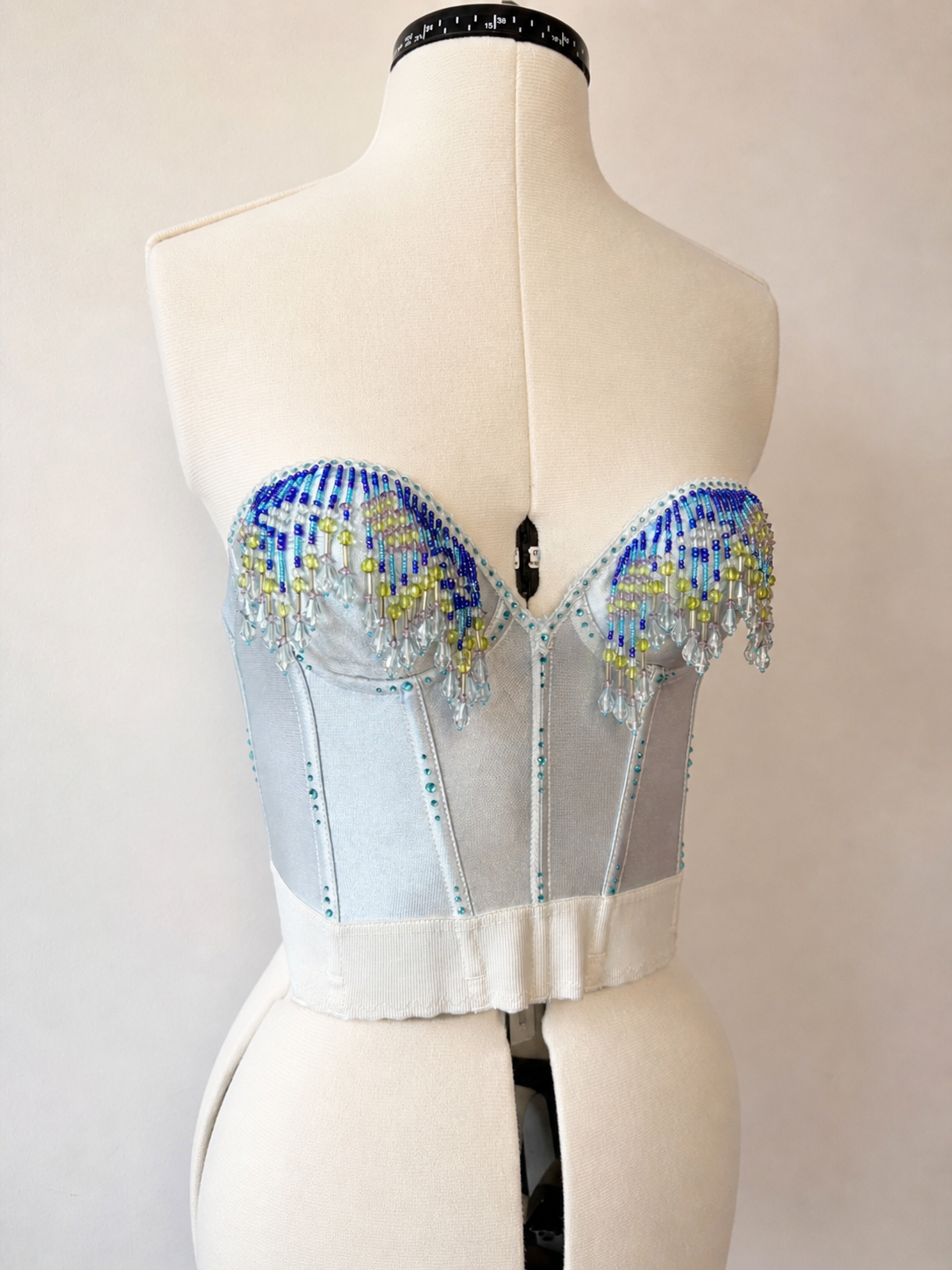 Beaded Mermaid Corset top
