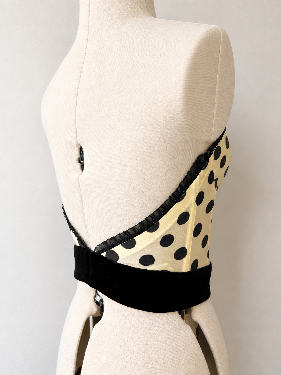 Polka dot Corset Top