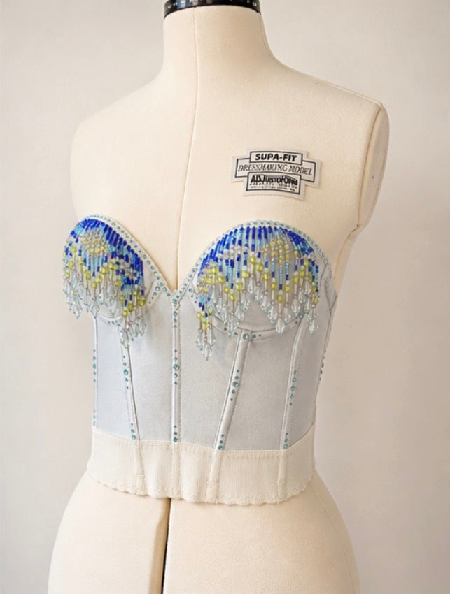 Beaded Mermaid Corset top
