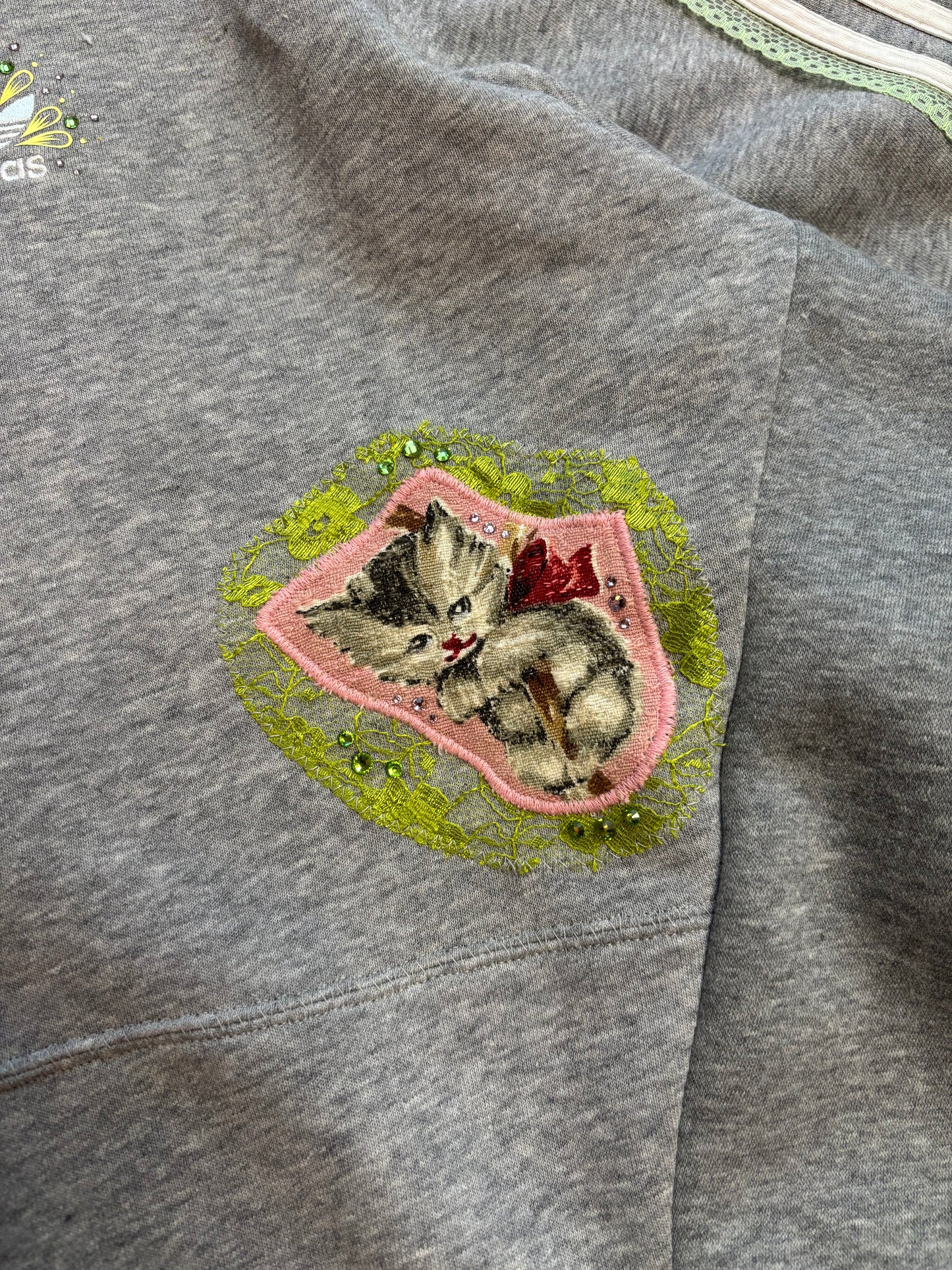 Vintage Kitty Adidas x Ganni Hoodie