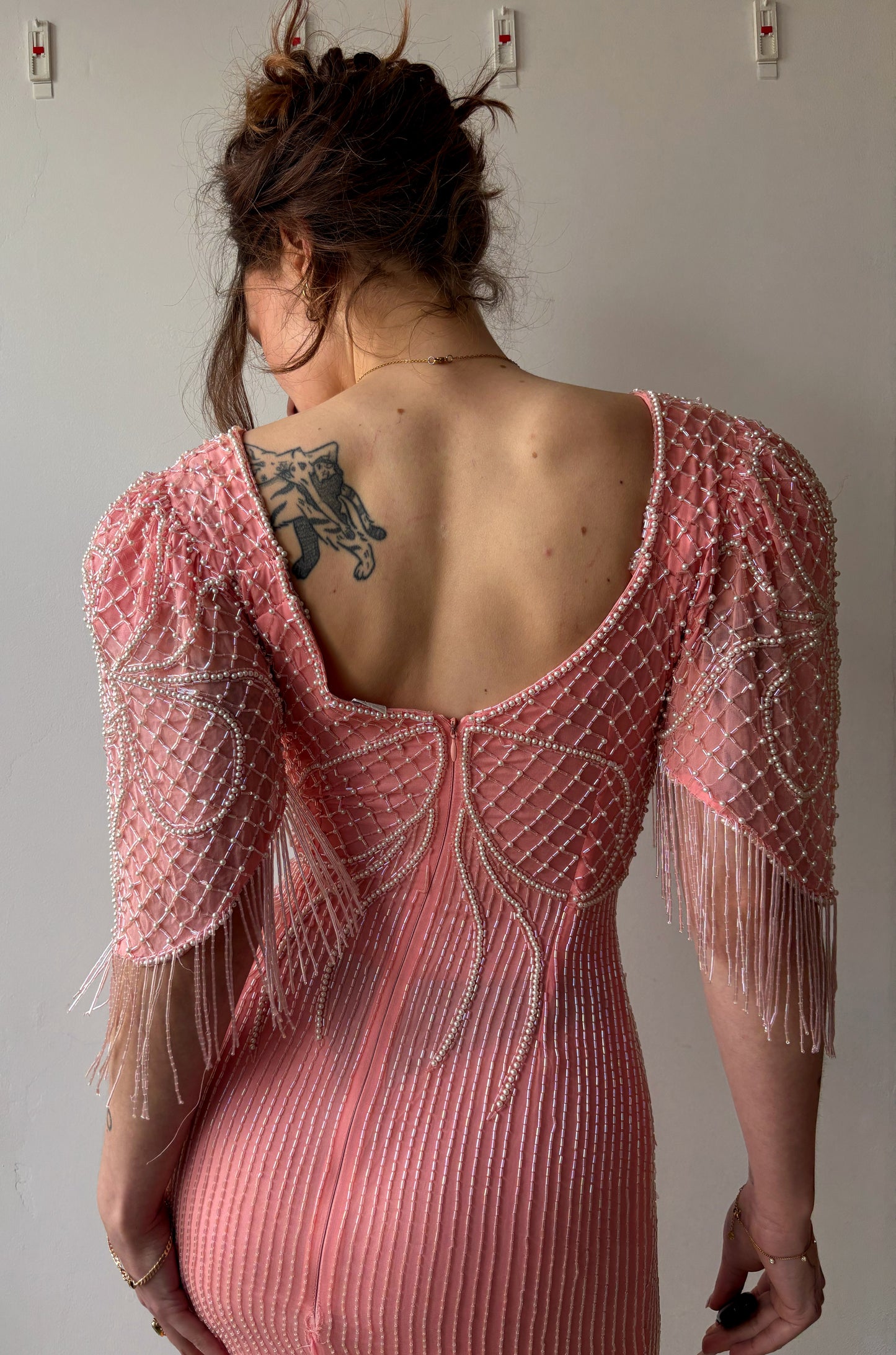 Beaded Vintage Dress *verhuur*
