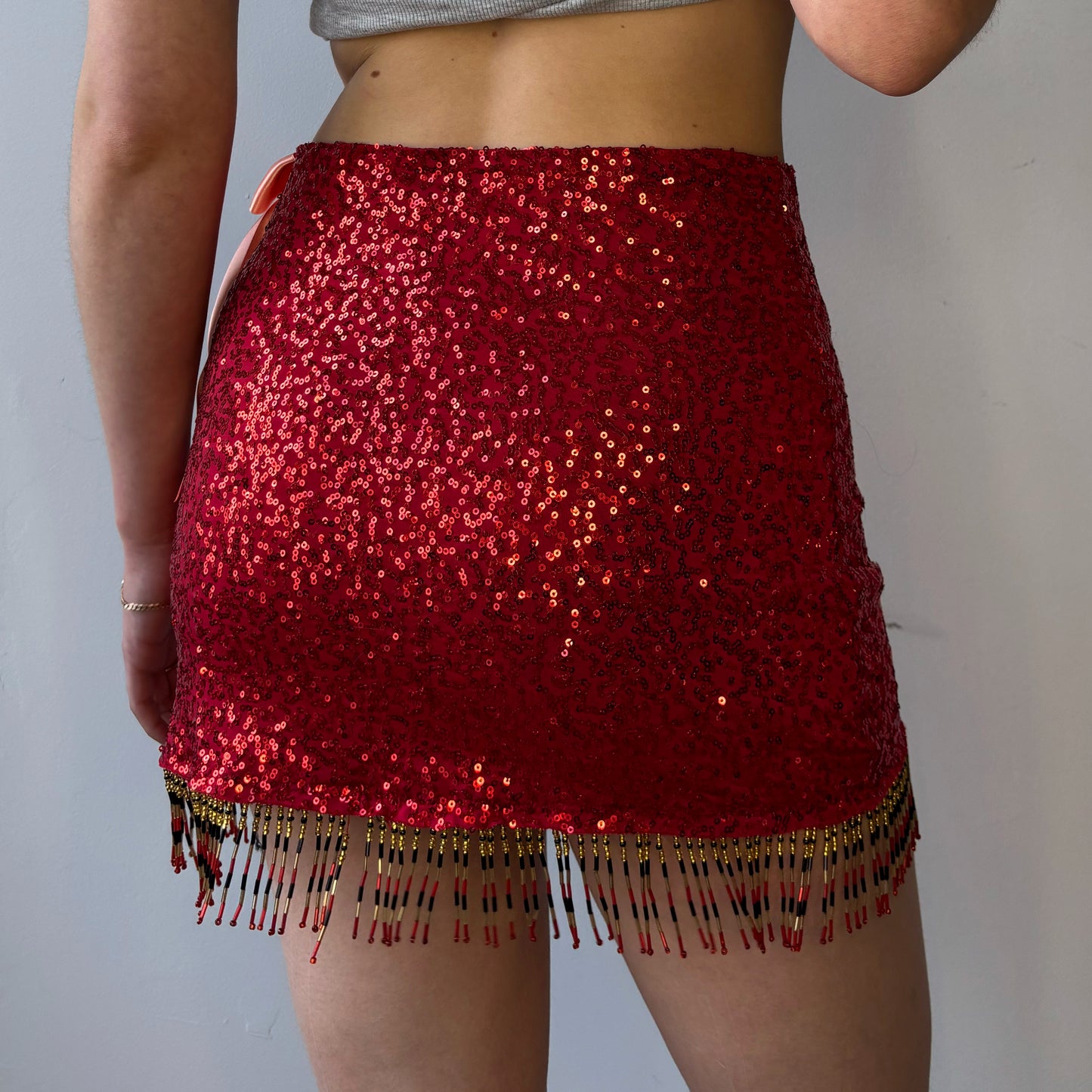 Glitter Fantassle ASF Mini Skirt *verhuur*