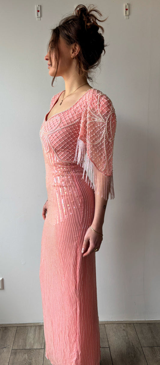 Beaded Vintage Dress *verhuur*