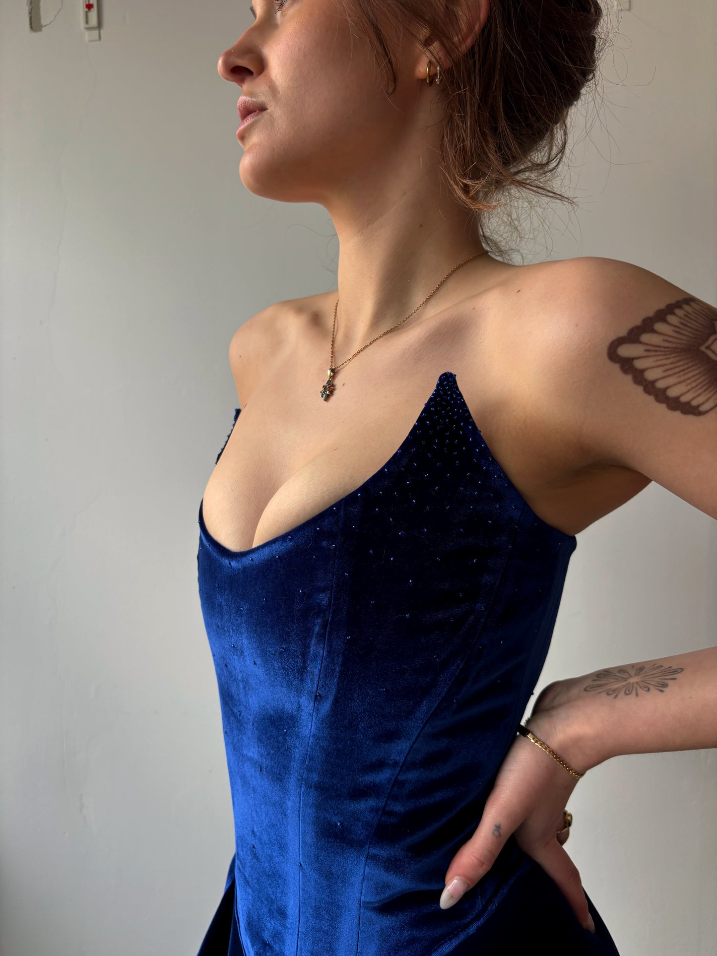 Saffier Velvet ASF Gown *verhuur*