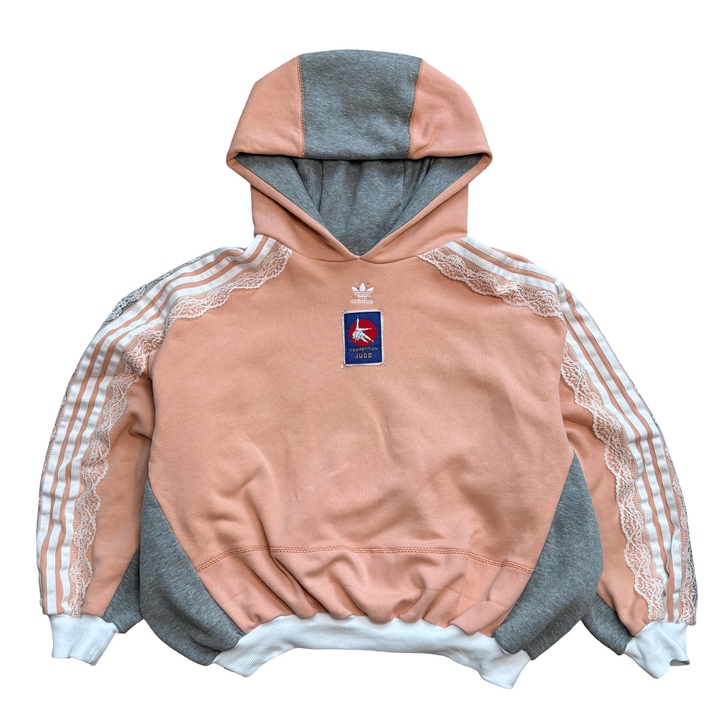Perfect Peach Adidas x Ganni Hoodie
