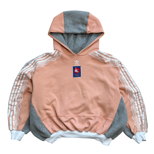 Perfect Peach Adidas x Ganni Hoodie