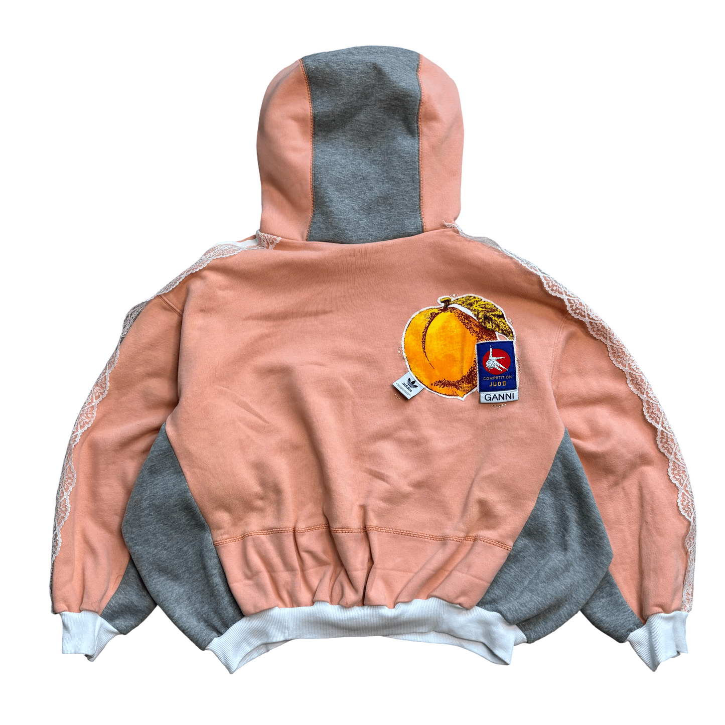 Perfect Peach Adidas x Ganni Hoodie
