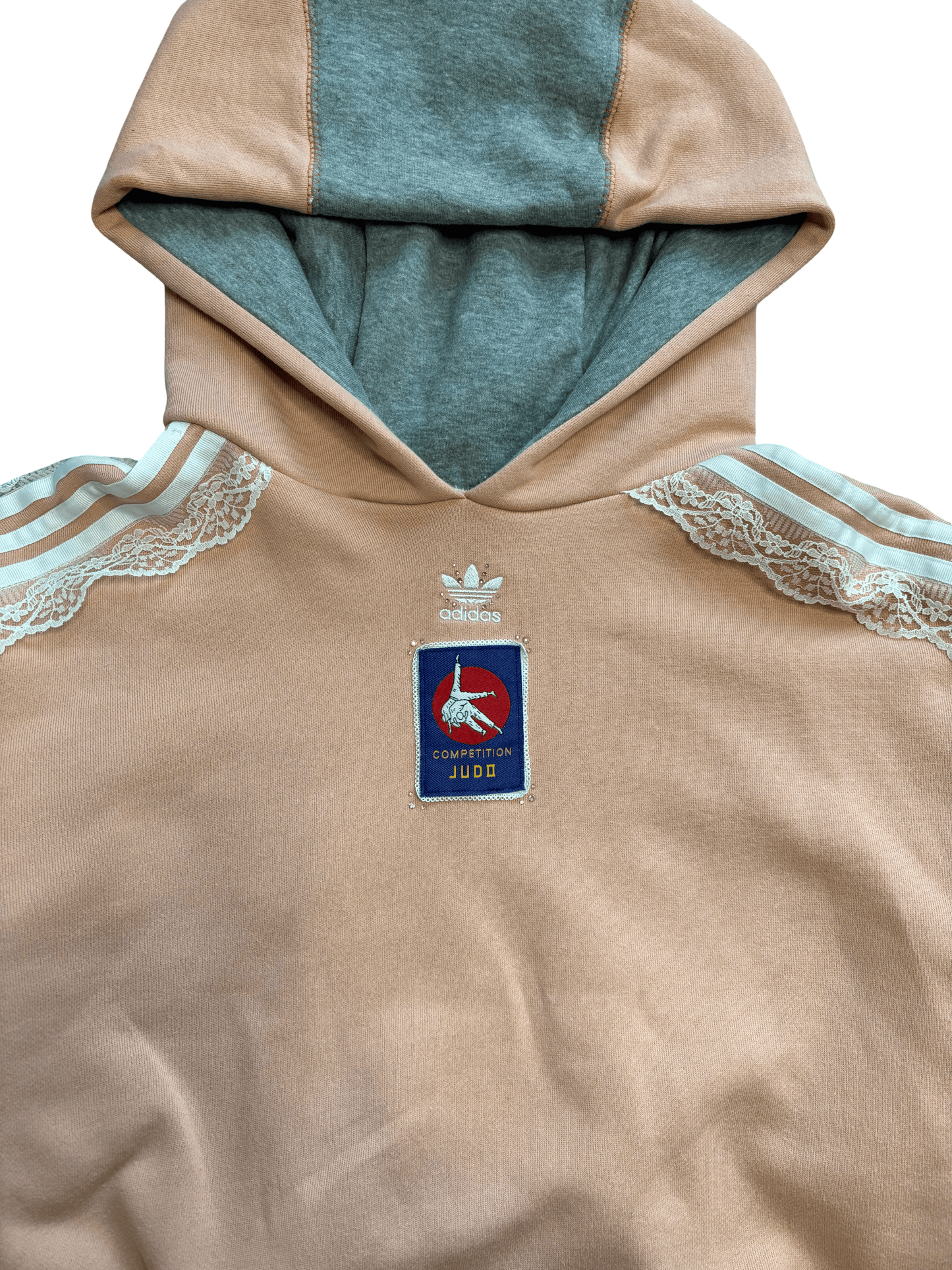 Perfect Peach Adidas x Ganni Hoodie