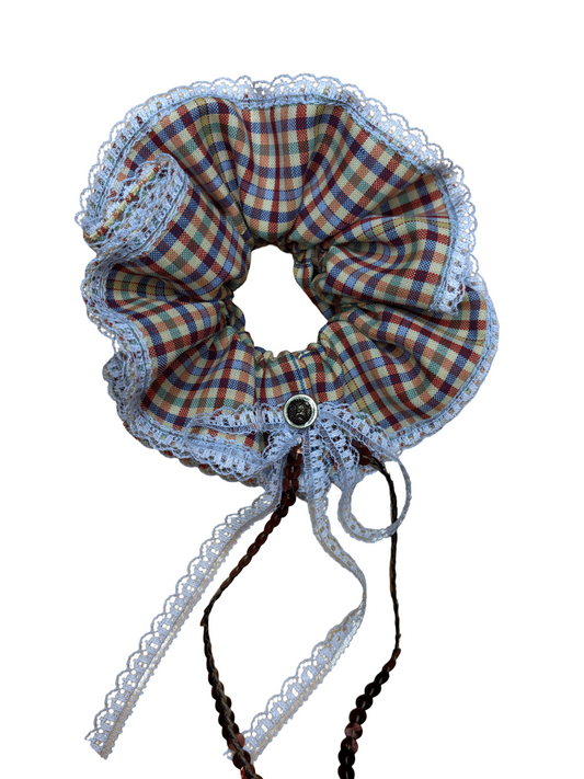 Plaid Scrunchie