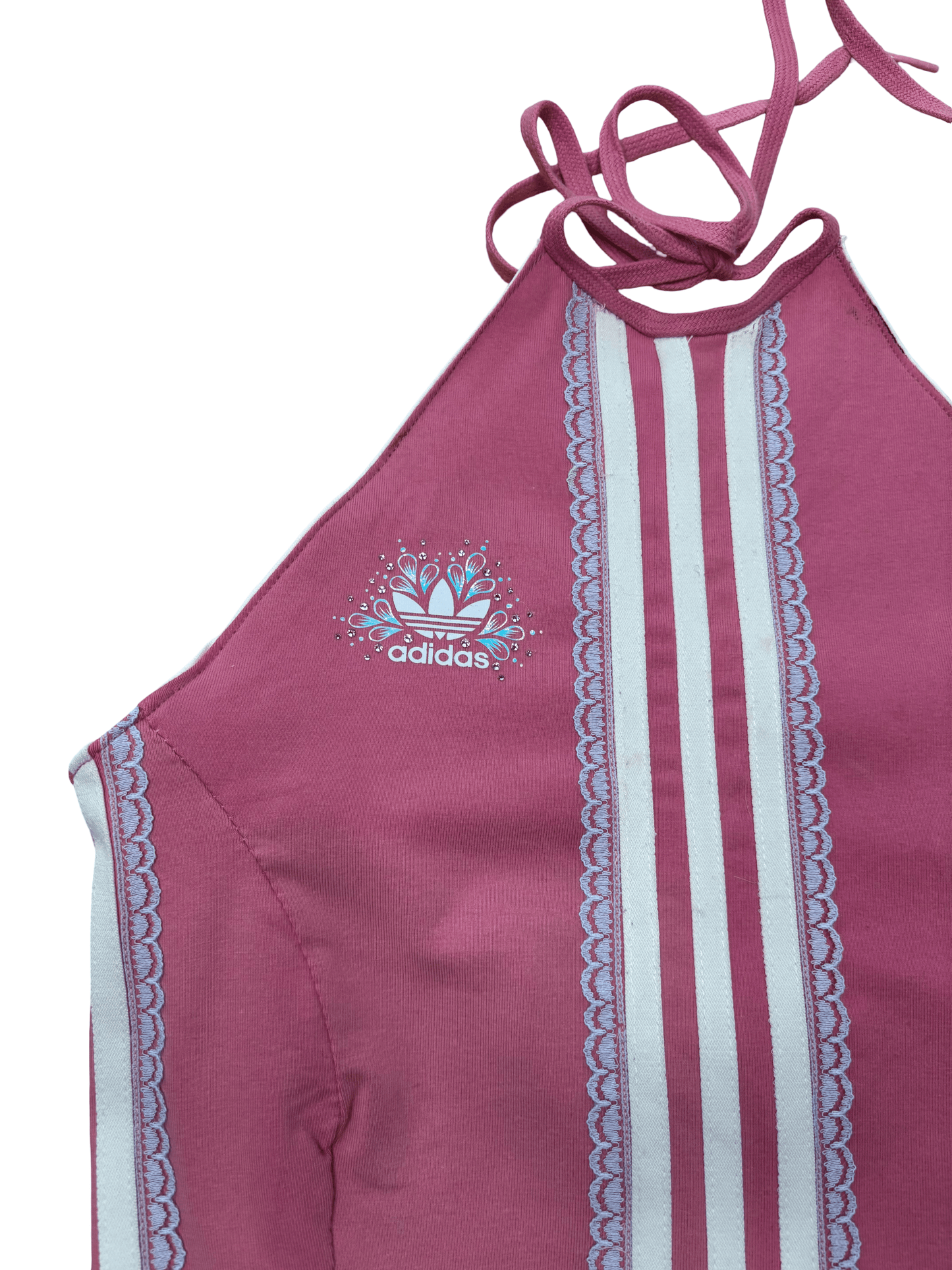 Bubblegum Adidas Corset Top Sample