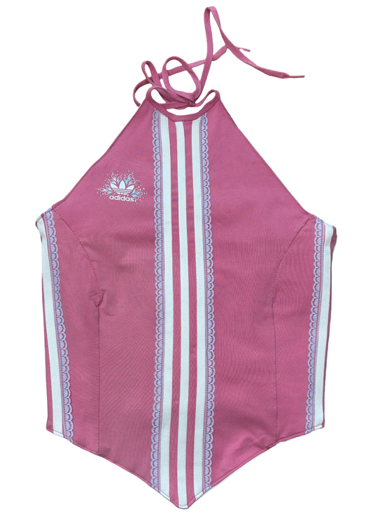 Bubblegum Adidas Corset Top Sample