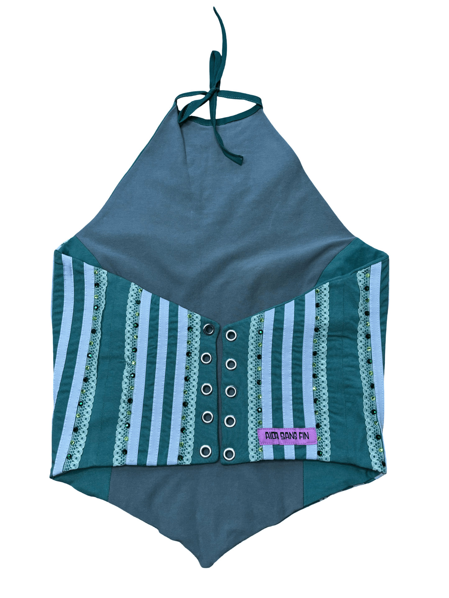 Sage Green Adidas Corset Top