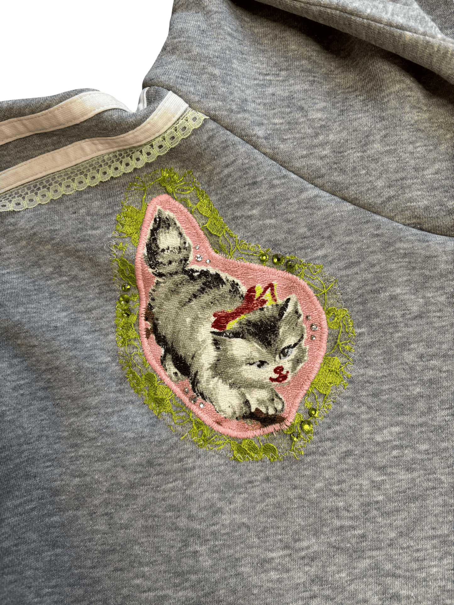 Vintage Kitty Adidas x Ganni Hoodie